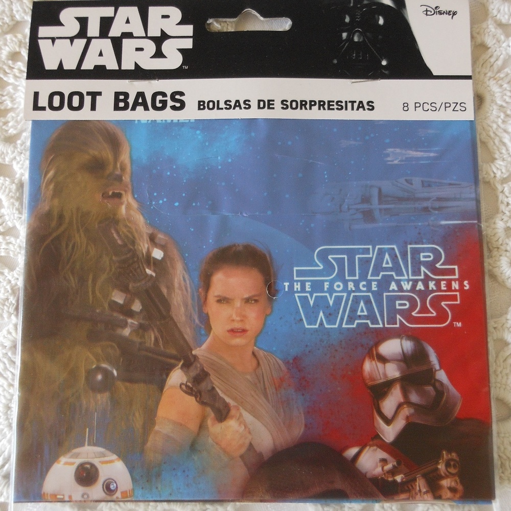 3 Packages Star Wars Loot Bags Bundle